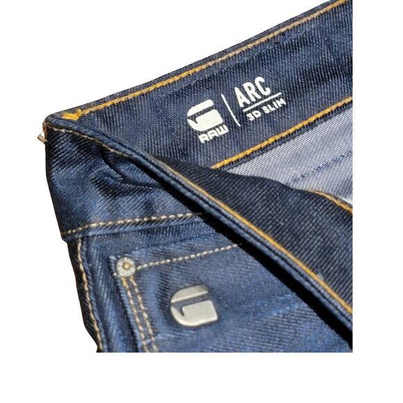 G-STAR RAW Arc 3D Slim 4 Button Denim Jeans Mens 40x32 Innovation Style GQ - Picture 9 of 15
